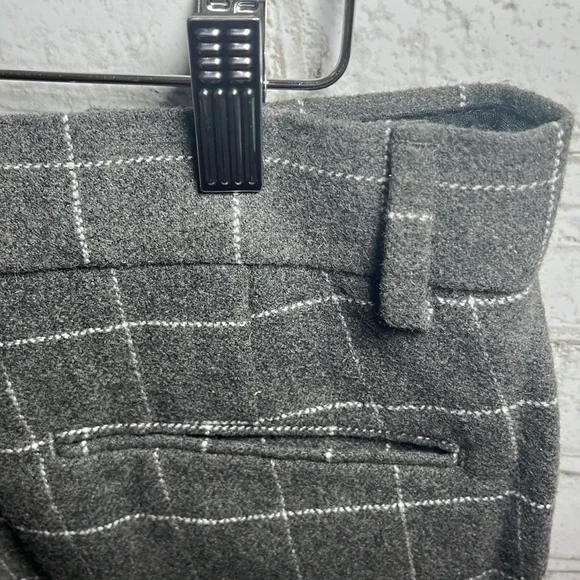 ASOS Design womans gray checkered casual dress pant - Picture 8 of 9